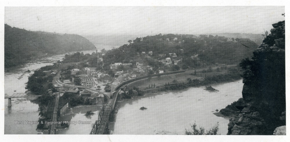 View of Storer College campus and Harpers Ferry.