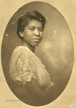 Portrait of African-American student, Julia Allston.